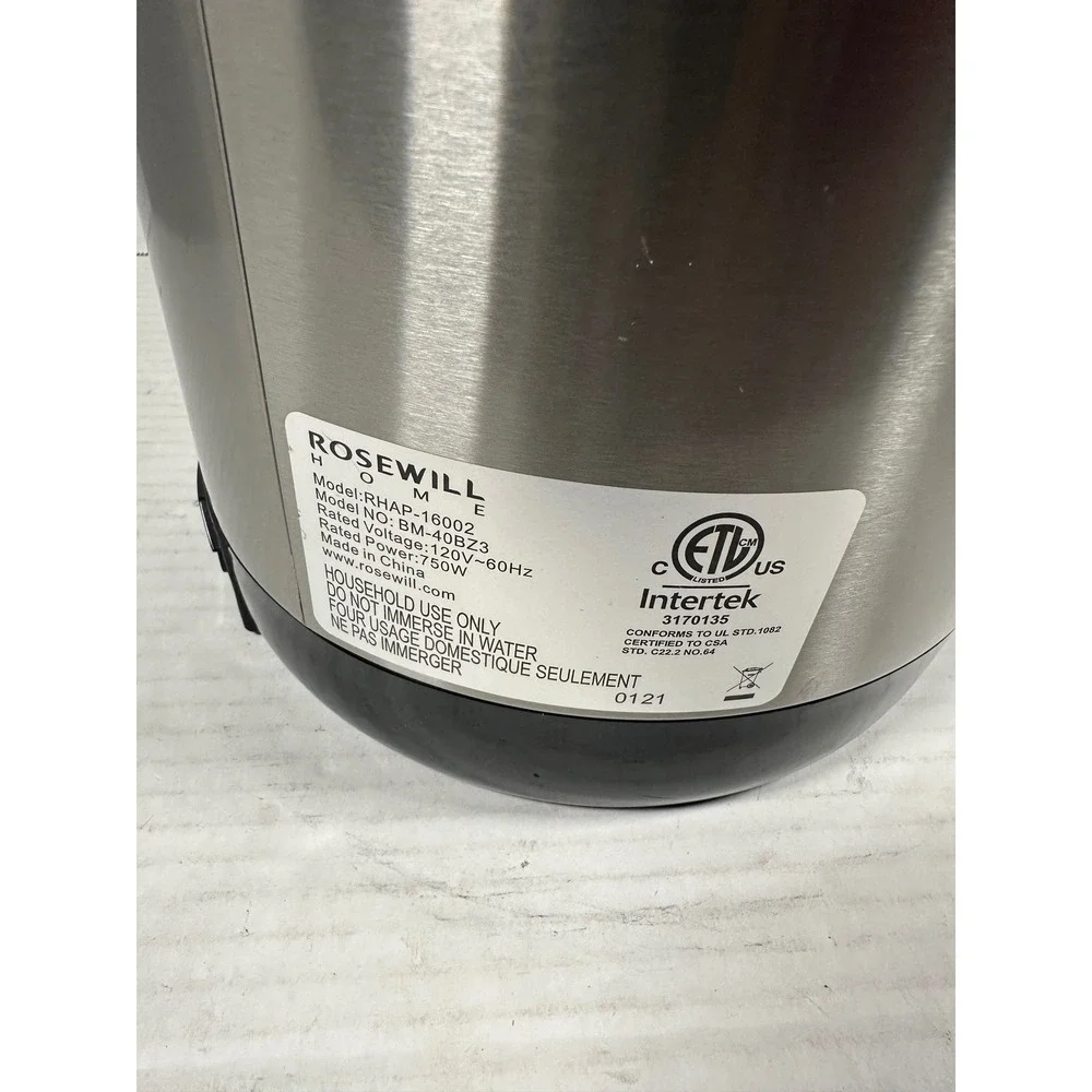 Rosewill RHAP16002 Electric Hot Water Dispenser 4.0L Stainless Steel 750W Silver